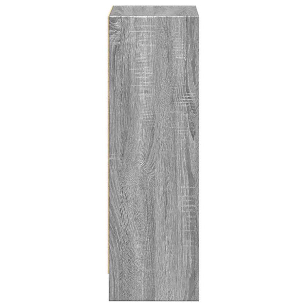 Bücherregal Grau Sonoma 40x24x76 cm
