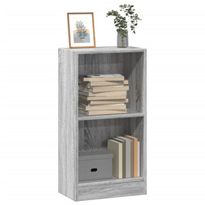 Bücherregal Grau Sonoma 40x24x76 cm