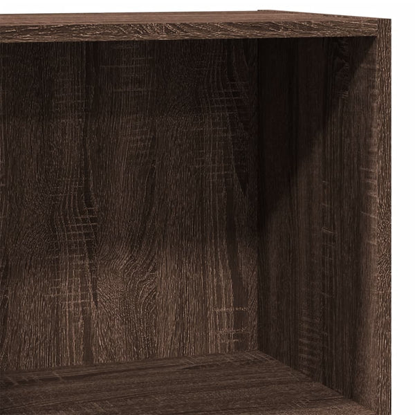 Bücherregal Braun Eichenoptik 76 cm