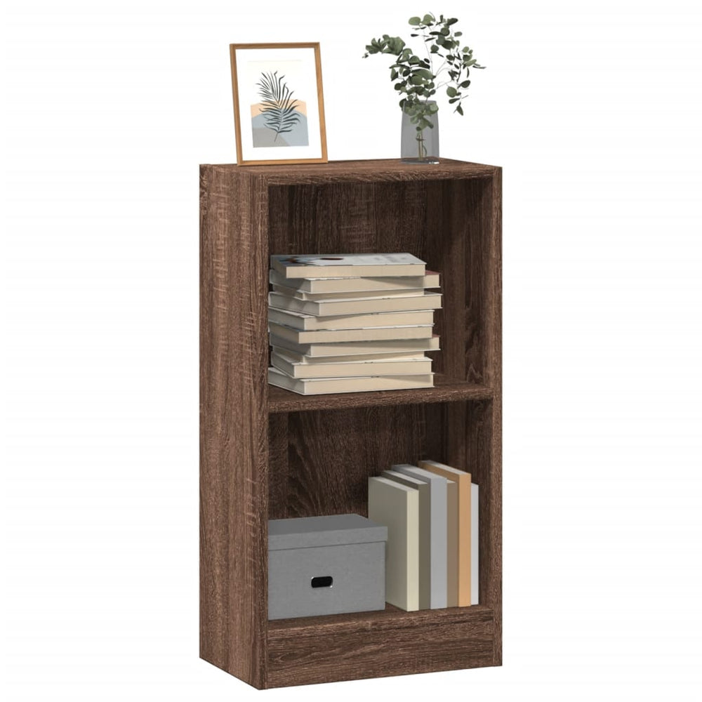 Bücherregal Braun Eichenoptik 76 cm