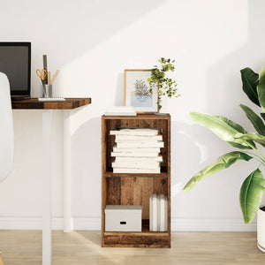 Bücherregal Altholz-Optik 76 cm