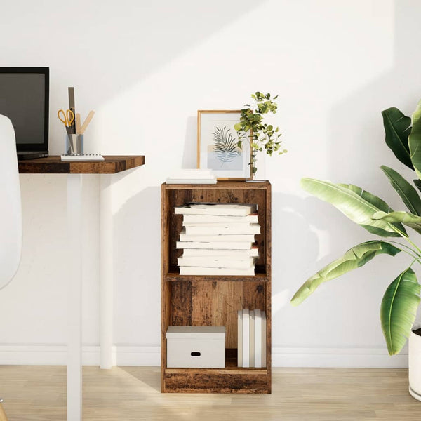 Bücherregal Altholz-Optik 76 cm