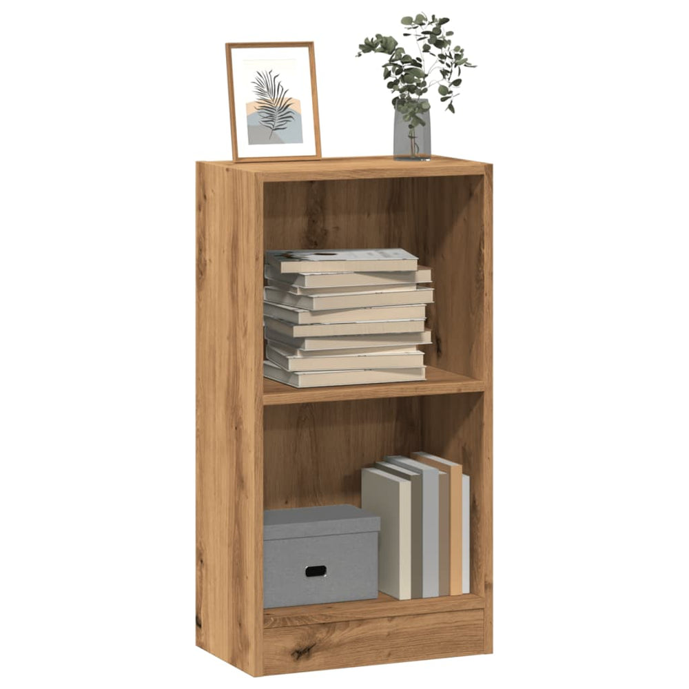 vidaXL Bookcase Artisan Oak 40x24x76 cm Engineered Wood