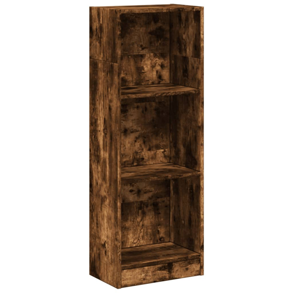 vidaXL Bookshelf Smoked Oak 40x24x109 cm Engineered Wood