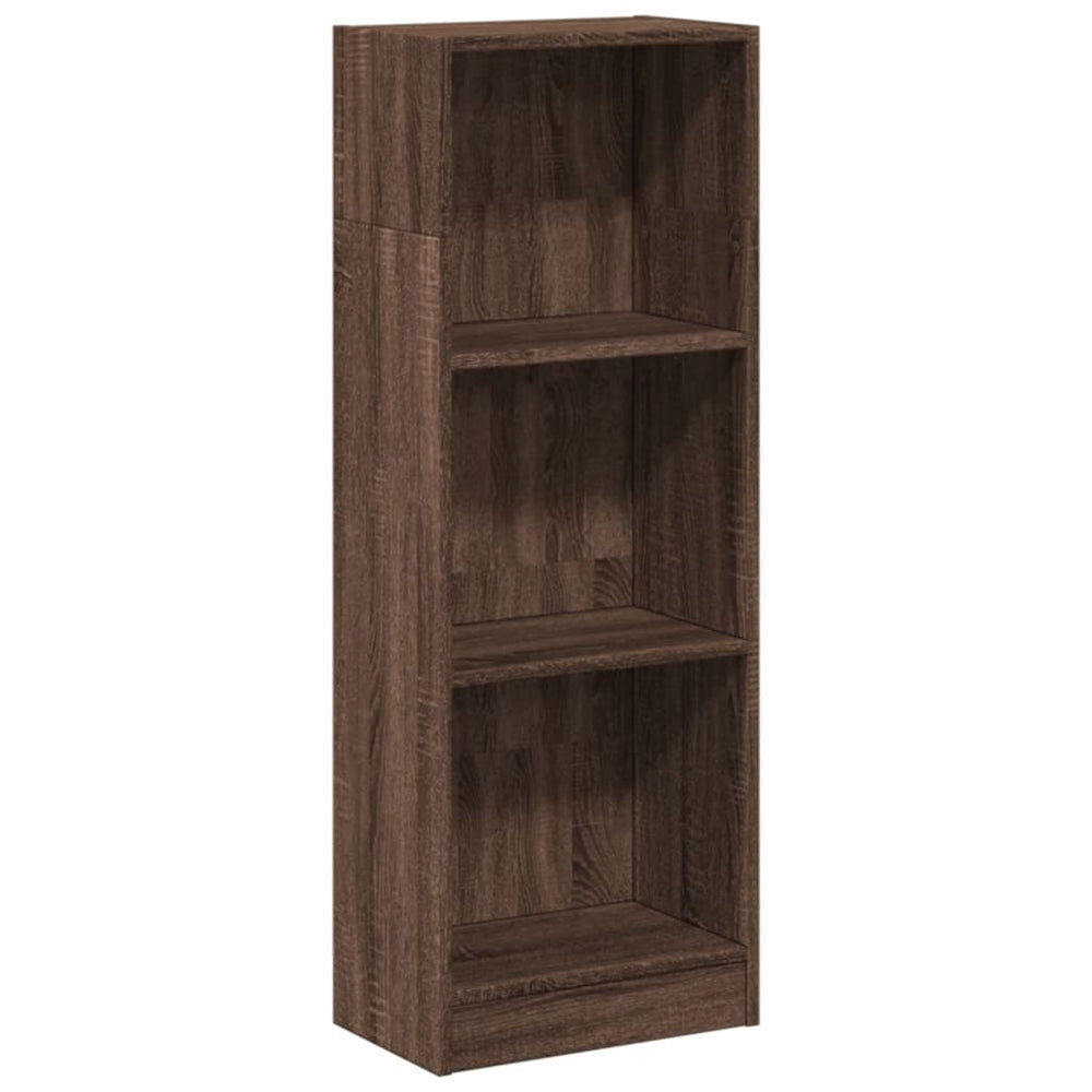 Bücherregal Braun Eichenoptik 109 cm