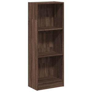 Bücherregal Braun Eichenoptik 109 cm