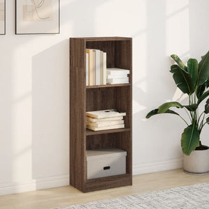 Bücherregal Braun Eichenoptik 109 cm