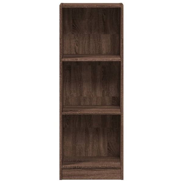 Bücherregal Braun Eichenoptik 109 cm