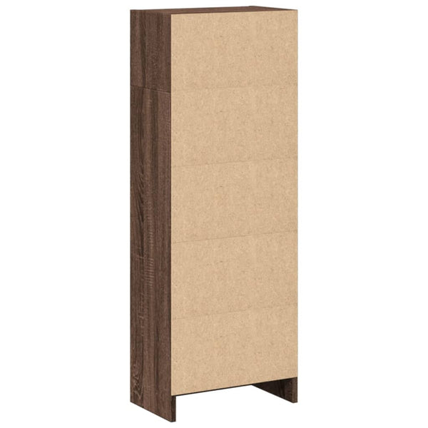 Bücherregal Braun Eichenoptik 109 cm