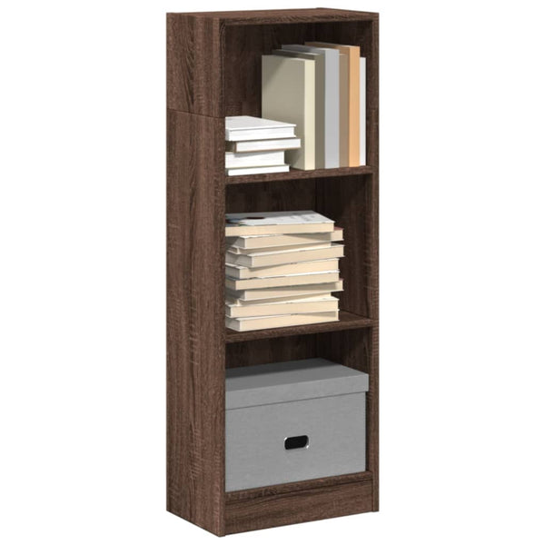 Bücherregal Braun Eichenoptik 109 cm