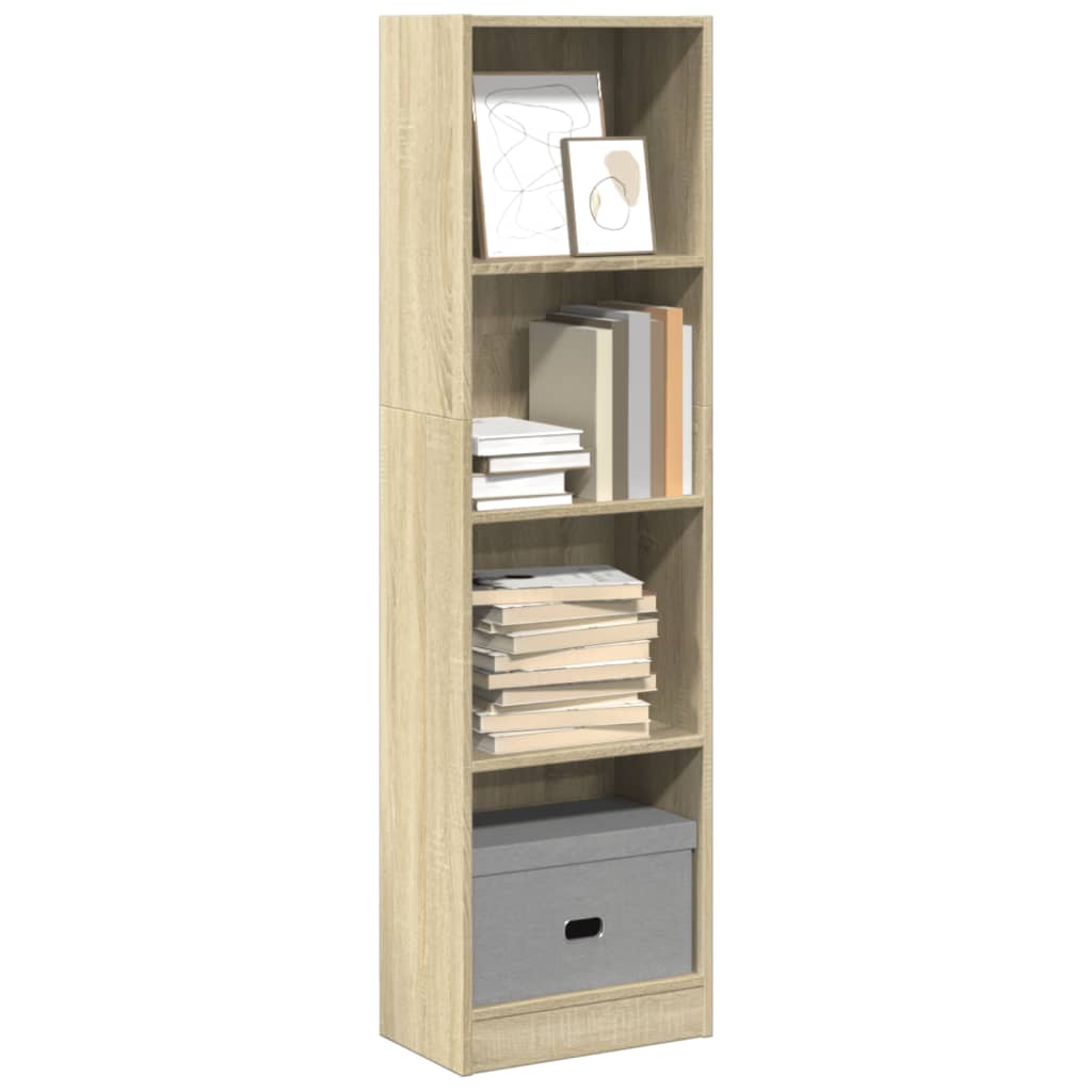 Bücherregal Sonoma Eiche 40x24x143 cm