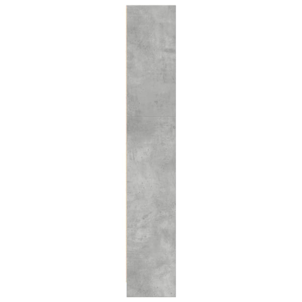 Betongraues Bücherregal 40x24x143 cm