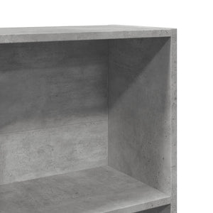 Betongraues Bücherregal 40x24x143 cm