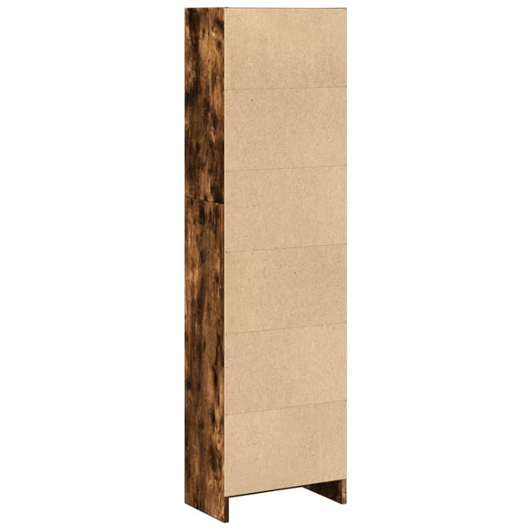 Bücherregal Räuchereiche 40x143 cm