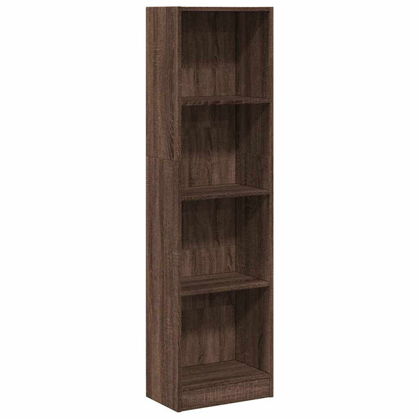 Bücherregal Braun Eichen-Optik 143 cm