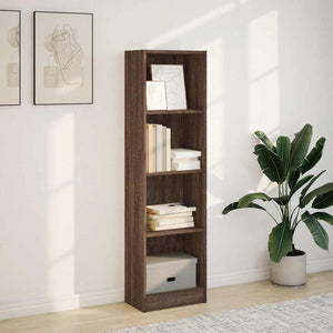 Bücherregal Braun Eichen-Optik 143 cm