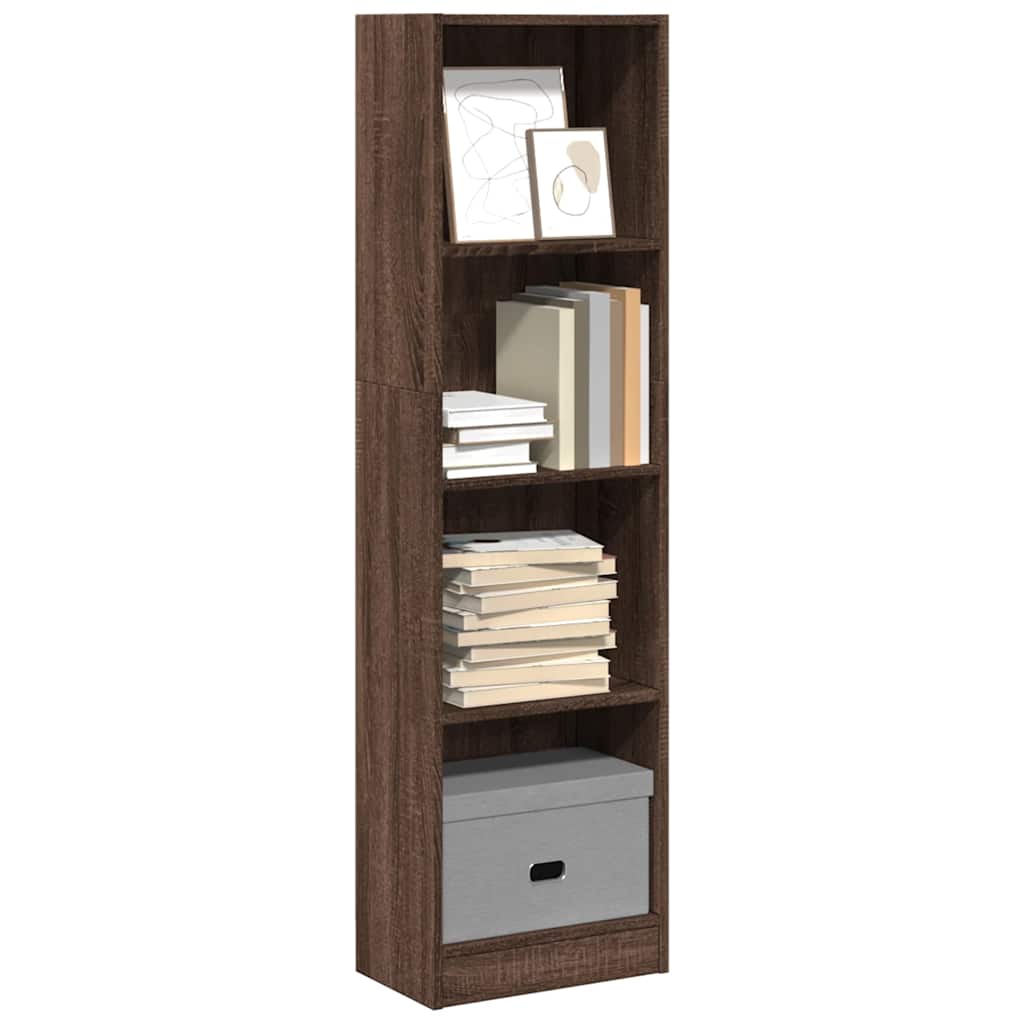 Bücherregal Braun Eichen-Optik 143 cm