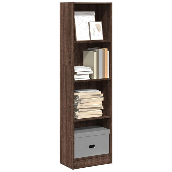 Bücherregal Braun Eichen-Optik 143 cm