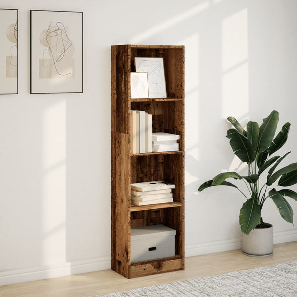 Bücherregal Altholz-Optik 143 cm