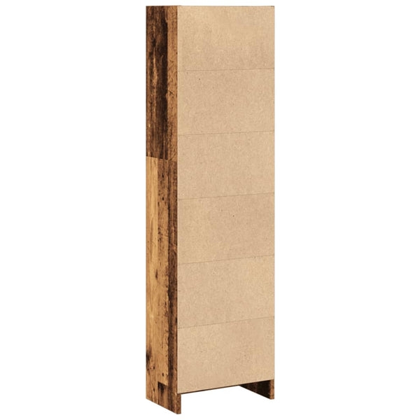 Bücherregal Altholz-Optik 143 cm