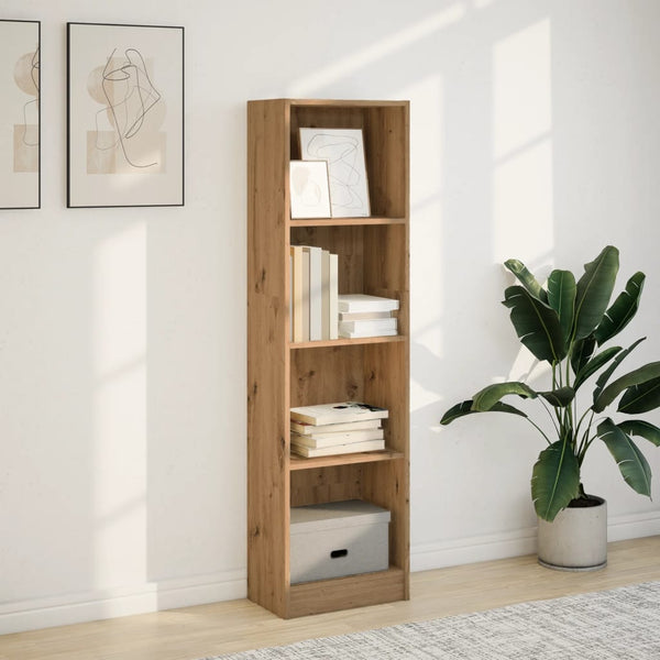 Bücherregal Artisan Eiche 40x24x143 cm