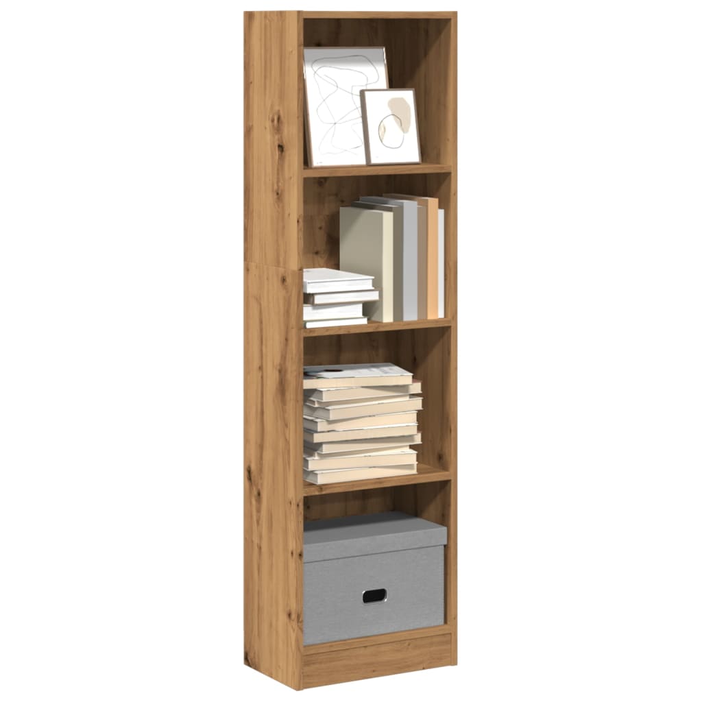 Bücherregal Artisan Eiche 40x24x143 cm