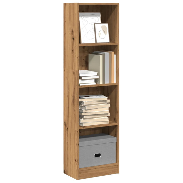 Bücherregal Artisan Eiche 40x24x143 cm