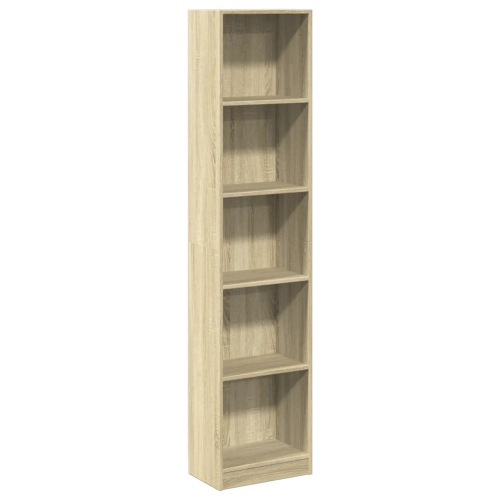 Bücherregal Sonoma Eiche 40x24x176 cm