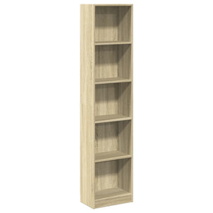 Bücherregal Sonoma Eiche 40x24x176 cm