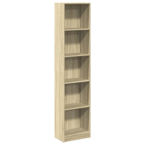 Bücherregal Sonoma Eiche 40x24x176 cm