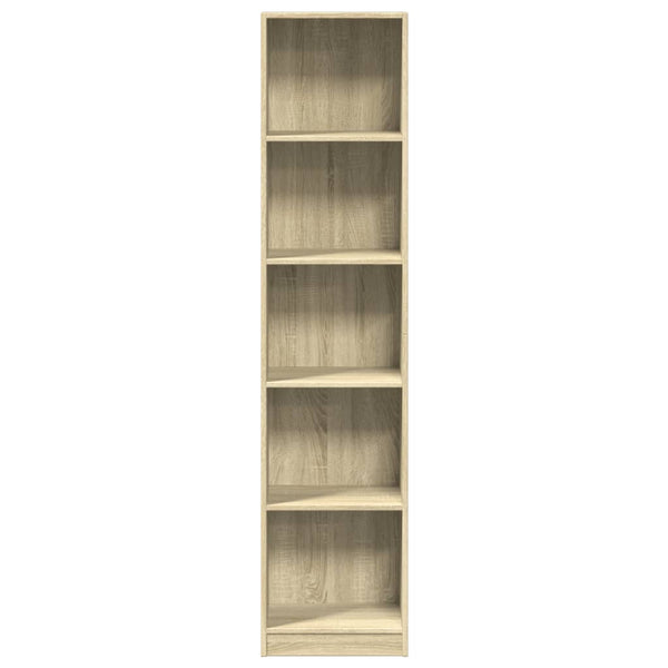 Bücherregal Sonoma Eiche 40x24x176 cm