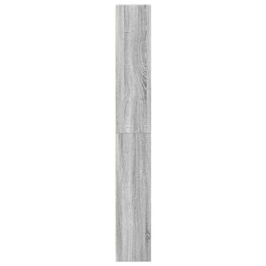 Bücherregal Grau Sonoma 40x24x176 cm
