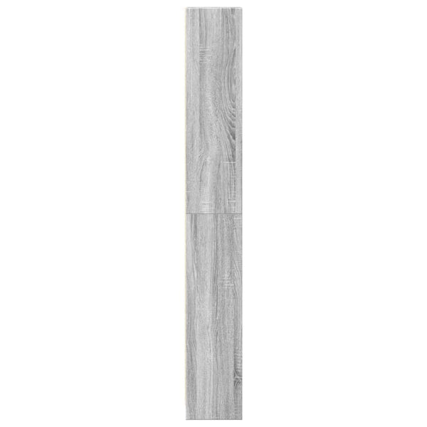 Bücherregal Grau Sonoma 40x24x176 cm