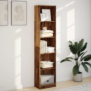 Bücherregal Altholz-Optik, 176 cm hoch