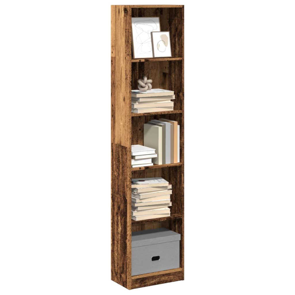 Bücherregal Altholz-Optik, 176 cm hoch