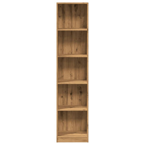 vidaXL Bibliothèque chêne artisan 40 x 24 x 176 cm bois d'ingénierie