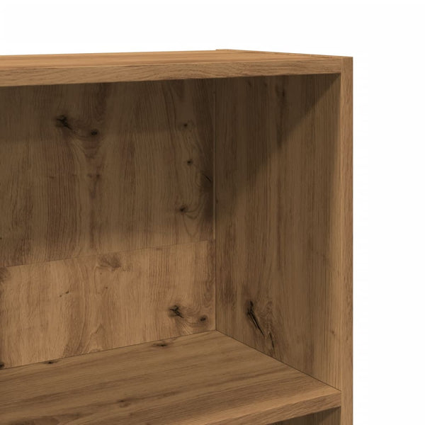 vidaXL Bibliothèque chêne artisan 40 x 24 x 176 cm bois d'ingénierie