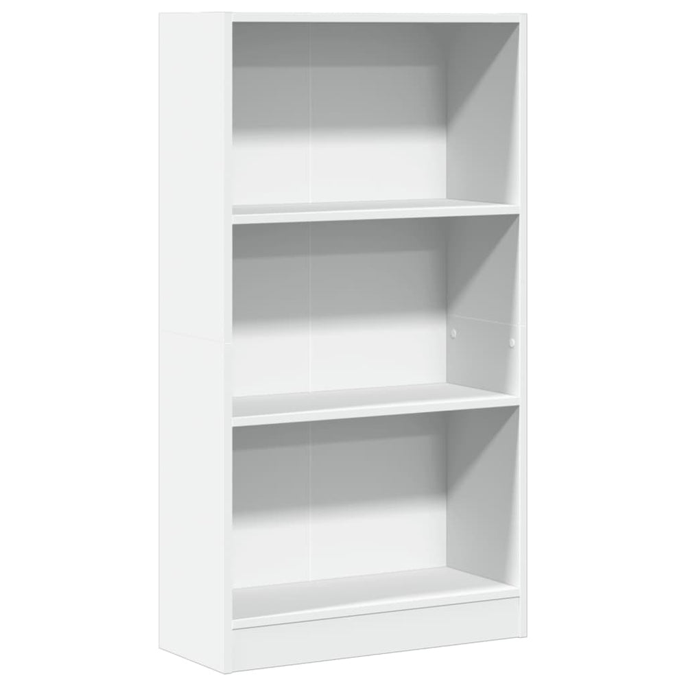 vidaXL Bookcase White 60x24x109 cm Engineered Wood