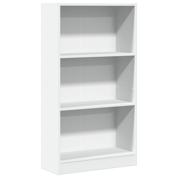 Weißes Bücherregal 60x24x109 cm