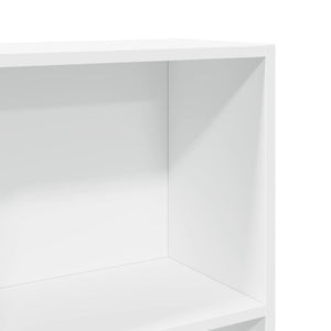 Weißes Bücherregal 60x24x109 cm