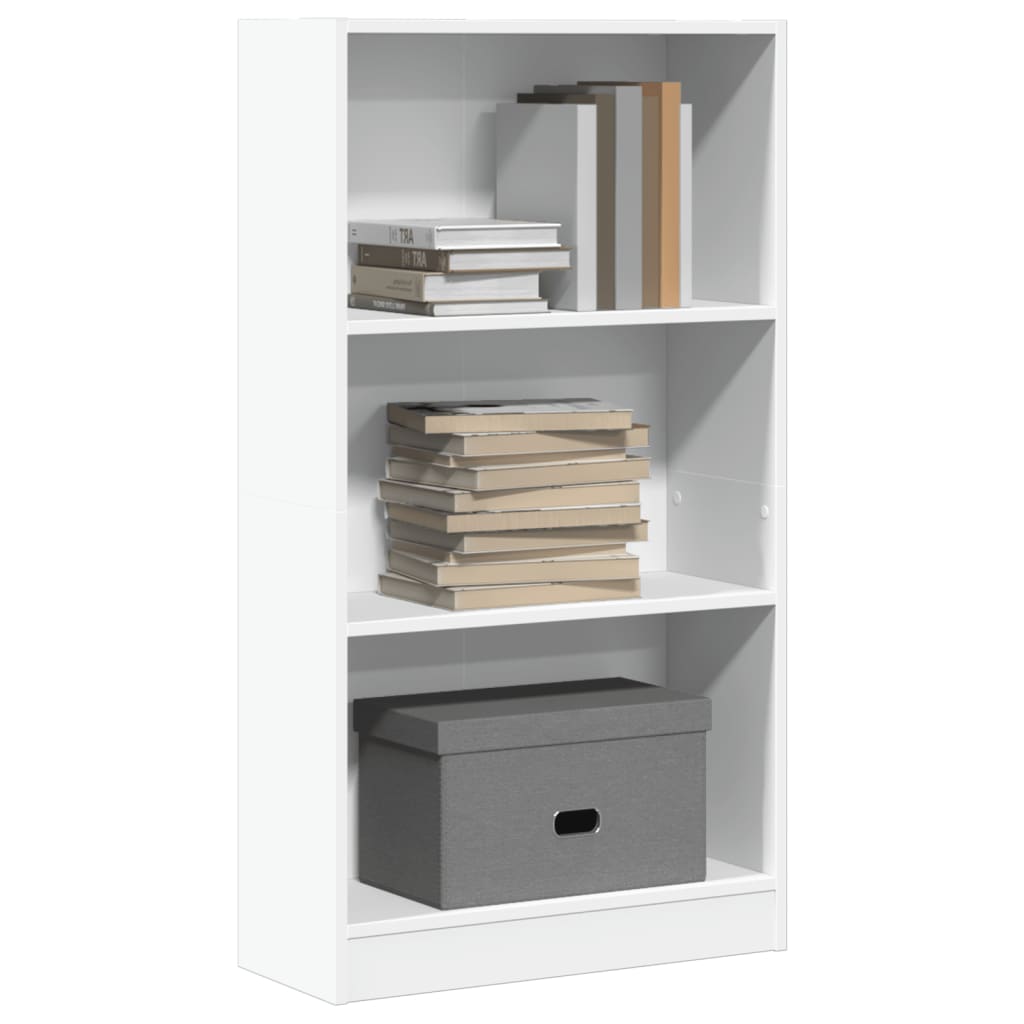 Weißes Bücherregal 60x24x109 cm