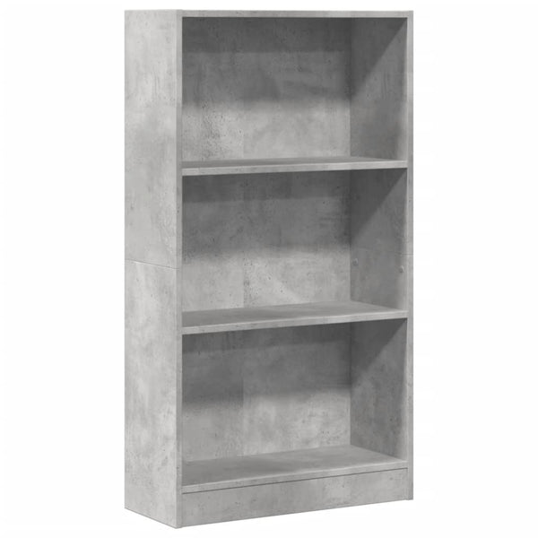 Bücherregal Betongrau 60x109 cm