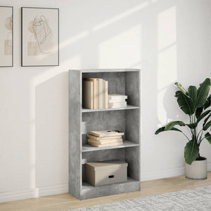 Bücherregal Betongrau 60x109 cm