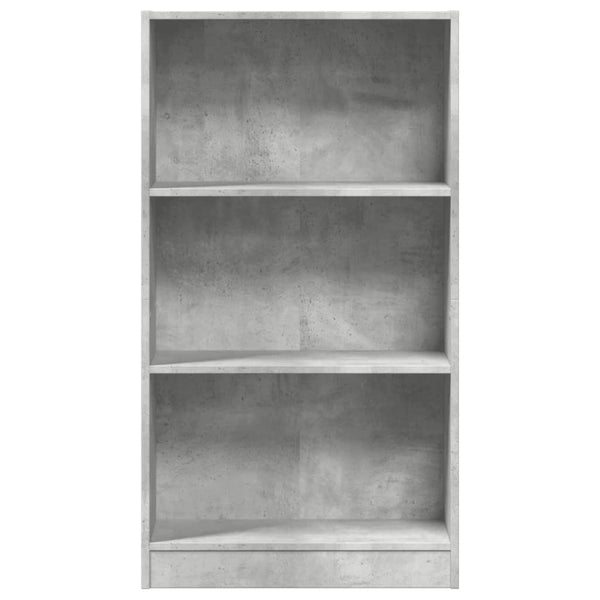 Bücherregal Betongrau 60x109 cm