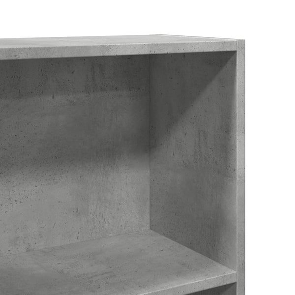 Bücherregal Betongrau 60x109 cm