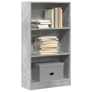 Bücherregal Betongrau 60x109 cm