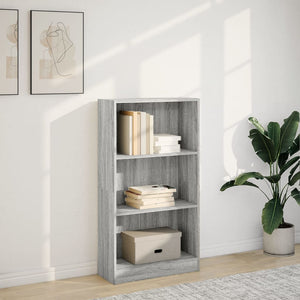 Bücherregal Grau Sonoma 60x109 cm