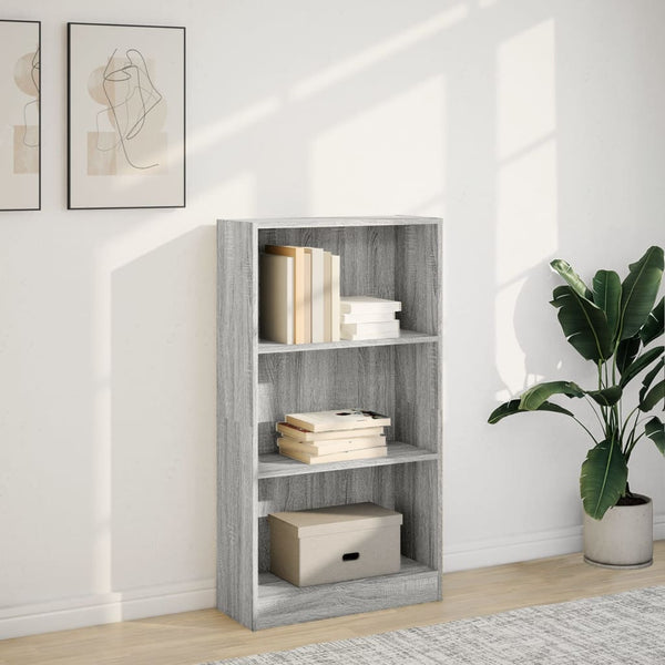 Bücherregal Grau Sonoma 60x109 cm