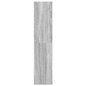 Bücherregal Grau Sonoma 60x109 cm