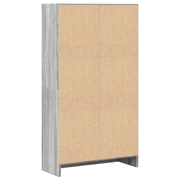 Bücherregal Grau Sonoma 60x109 cm